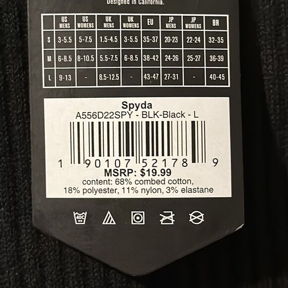 STANCE MEN’S DONOVAN MITCHELL SOCKS IN SIZE LARGE CREW HEIGHT MID CUSHION NWT - Picture 7 of 7